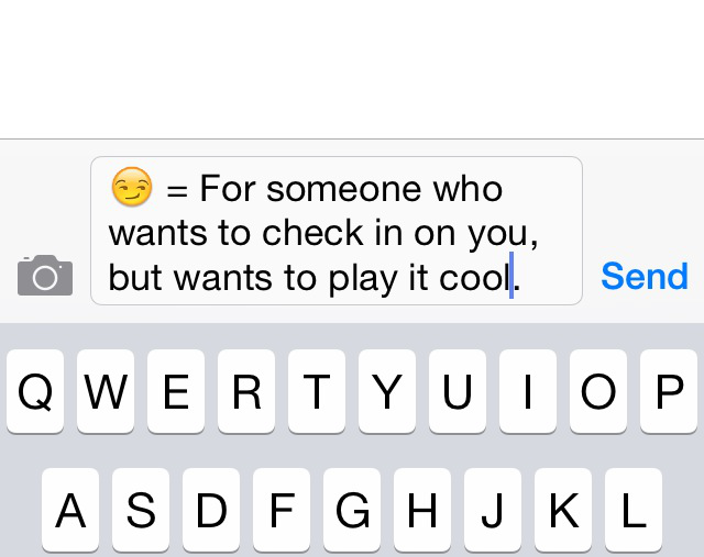 flirting emoticons iphone